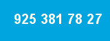 925 381 78 27 925 381 78 27